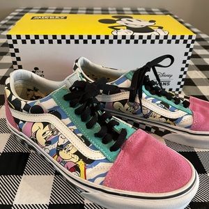 Mickey Mouse Edition Vans Old Skool Mens 7.5 Womens 9